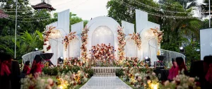 Home private villa romantic bali wedding