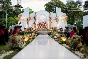 Private Villa Wedding Package cakra romantic bali wedding