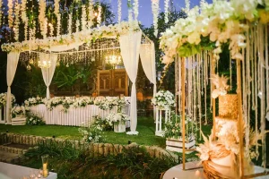 Private Villa Wedding Package cakra romantic bali wedding2