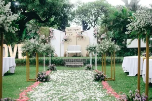 Private Villa Wedding Package cakra romantic bali wedding3
