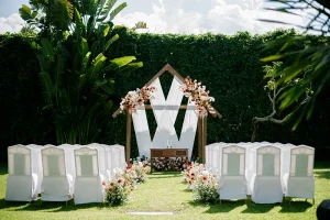 Private Villa Wedding Package cakra romantic bali wedding6
