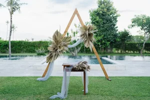 Private Villa Wedding Package ketewel villa romantic bali wedding